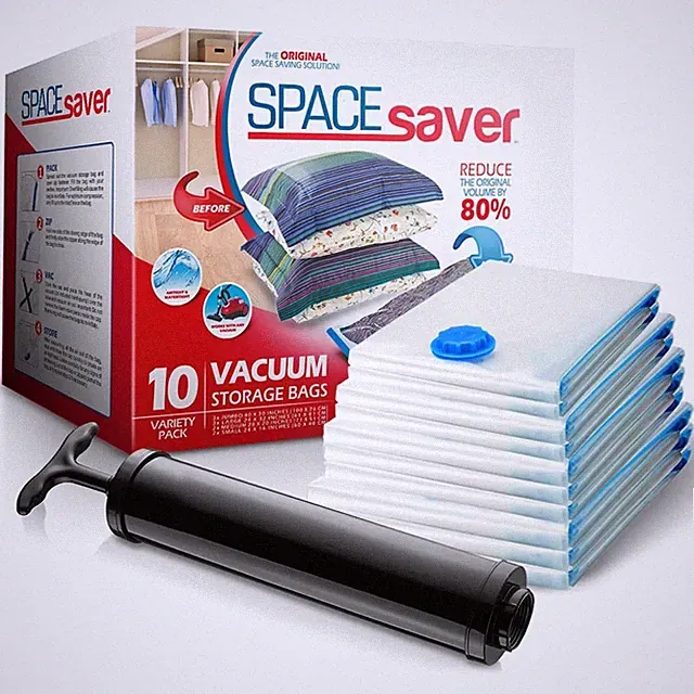 10-Pack Variety Vacuum Storage Bags for Comforters, Blankets & Clothes – Vacu...
