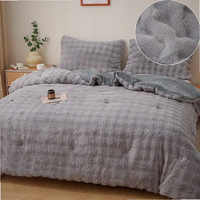 7-10 lbs Heavy Duty Fleece Blanket 2-Ply Velvet Warm Bedding Blanket for Winter
