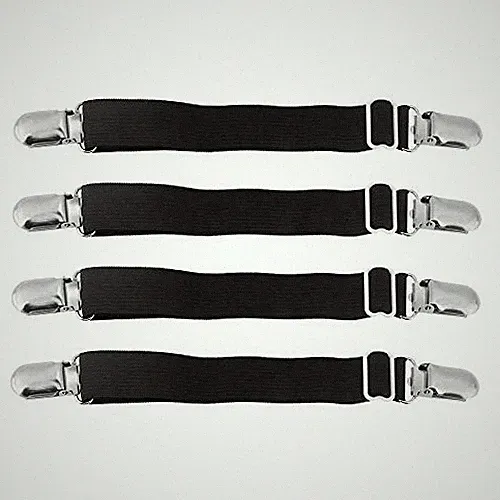 Bed Sheet Holders for Corners, Heavy Duty Sheet Clips Fitted Sheet Holder