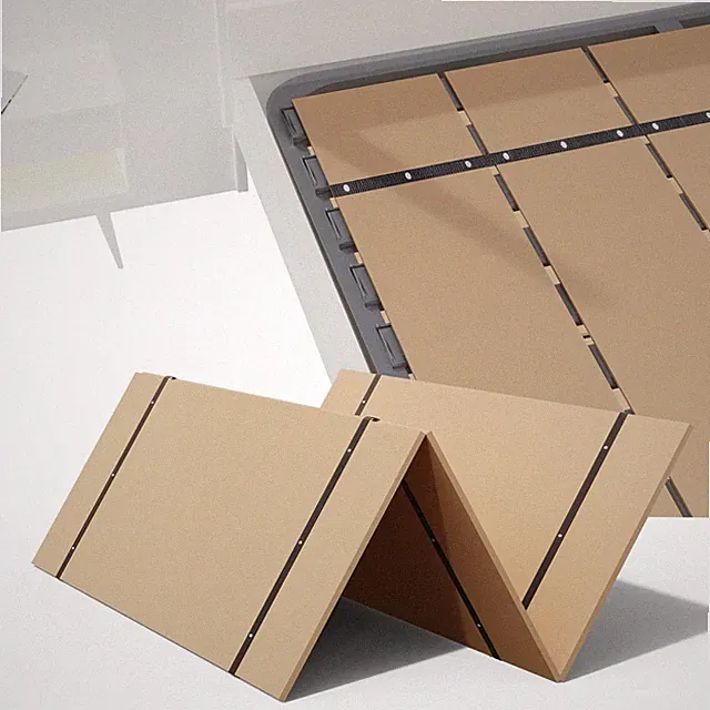 Bunkie Board, 6mm Thin, Large Queen Size (60 x 80 in)Heavy Duty Bed Panels Fo...