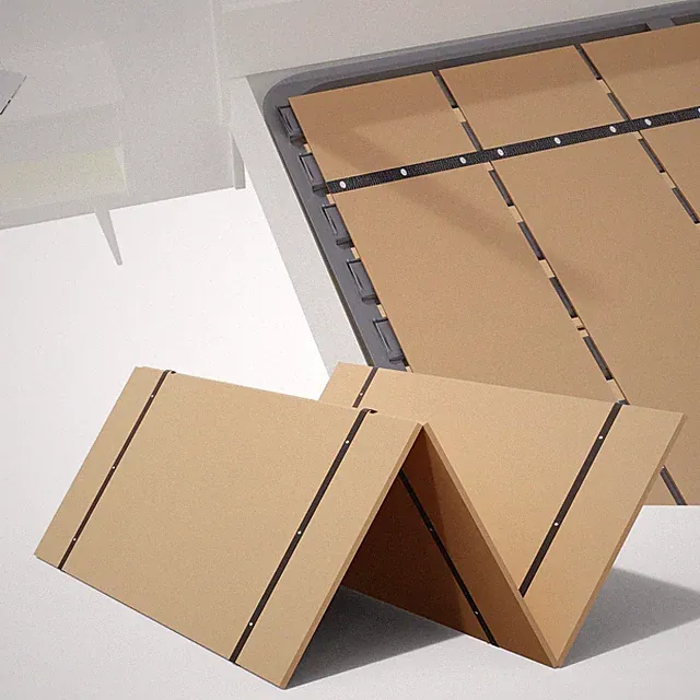Bunkie Board, 6mm Thin, Large Queen Size (60 x 80 in)Heavy Duty Bed Panels Folda