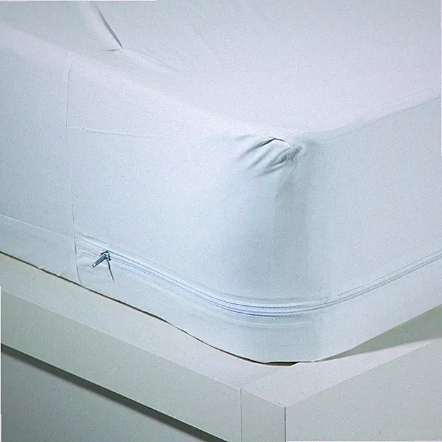 Heavy-Duty Vinyl ZIPPERED Waterproof Mattress Cover, 39" x 75" x 10"