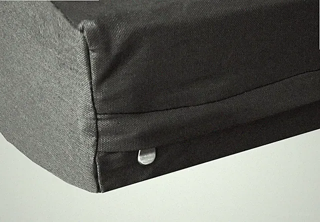 Dogbed4less Heavy Duty Black Canvas Duvet Pet Dog Bed Cover for XXXLarge...
