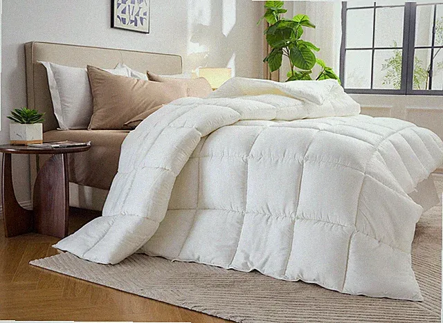 Duvet Insert King Size (106x92 in) - Ultra Soft Quilted Duvet Insert with 8 C...