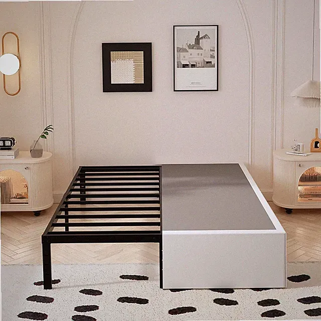 Heavy Duty 14" Full Bed Frame, Noise-Free, Easy Assembly, No Box Spring Needed