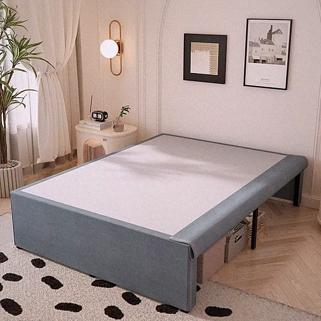 Heavy Duty California King Bed Frame, 18" Metal Platform, No Box Spring Needed