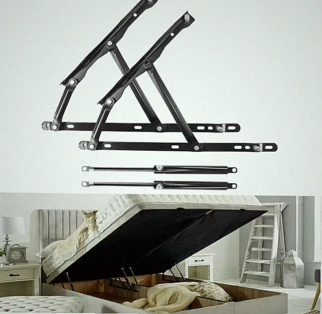 Heavy Duty Hydraulic Bed Lift Mechanism - 85Kg Capacity, 2-Pack Set