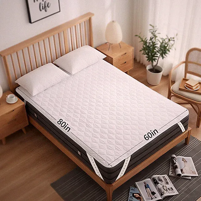 Incontinence Mattress Protector Queen - Waterproof Flat Mattress Pad, Washabl...