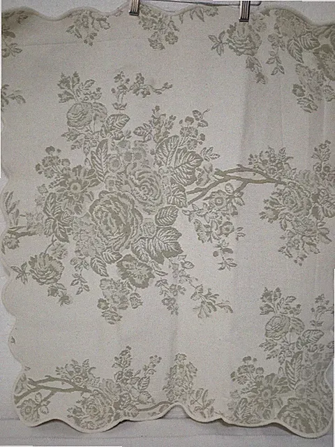 JCPenney Home Collection Heavy Duty Standard Size Pillow Sham Green Rose Tree...