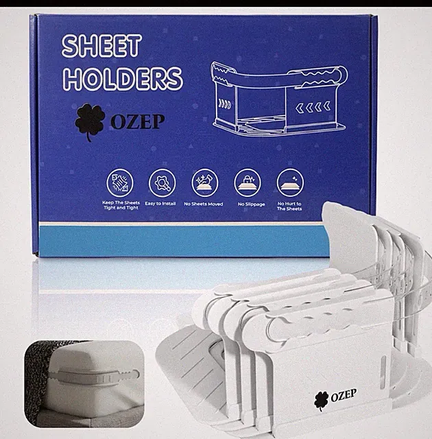 Lock Sheet Holders Keep Sheets Tight Heavy Duty Bed Sheet Holder Corner Fitted S