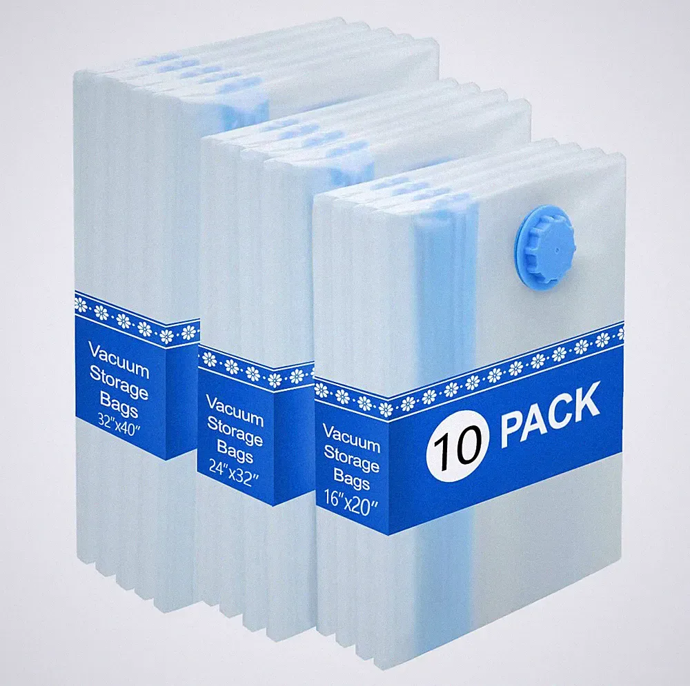 Premium Vacuum Storage Seal Bags for Comforter Blanket Bedding Clothing(1-10pcs)