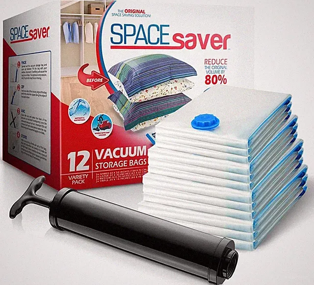 Variety Vacuum Storage Bags for Comforters, Blankets & Clothes – Sealed Compress