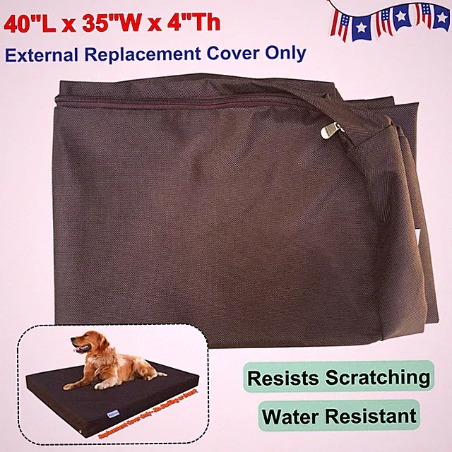 XL 1680 Ballistic Heavy Duty Dog Pet Bed External Zipper Duvet Cover Cover Only